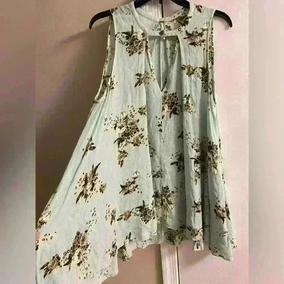 Free people swing tunic mint green with pockets sleeveless long line Small - Picture 9 of 11